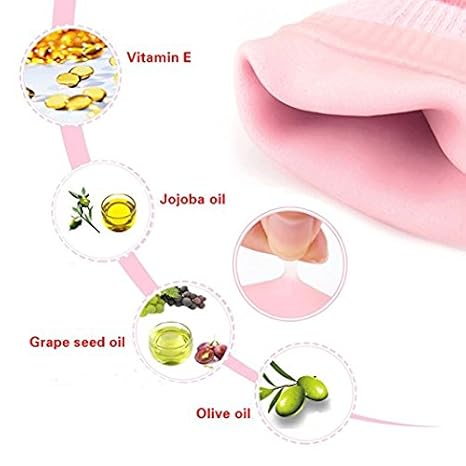 Premium Quality Anti-Cracking Moisturizing Foot Care Women's Reusable Silicone Gel Heel Socks for Cracked Heels