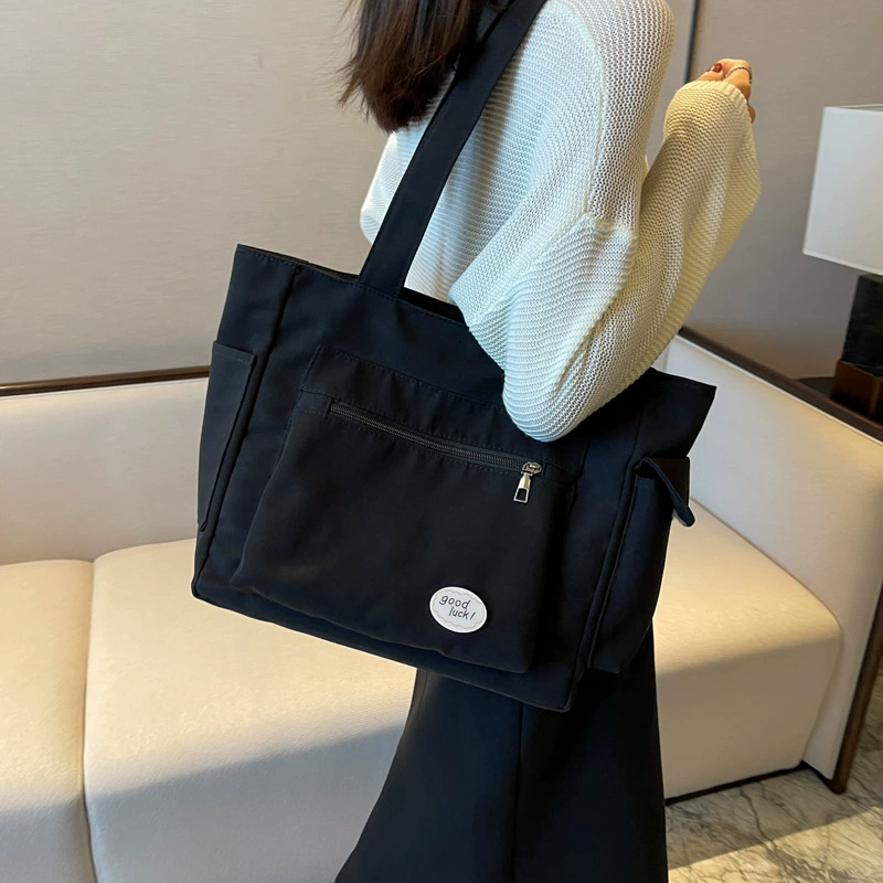 Oxford Cloth Women's Large Capacity Canvas Bag Student Versatile Tote Bag