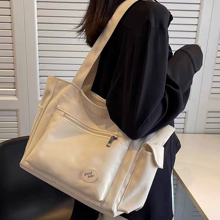 Oxford Cloth Women's Large Capacity Canvas Bag Student Versatile Tote Bag