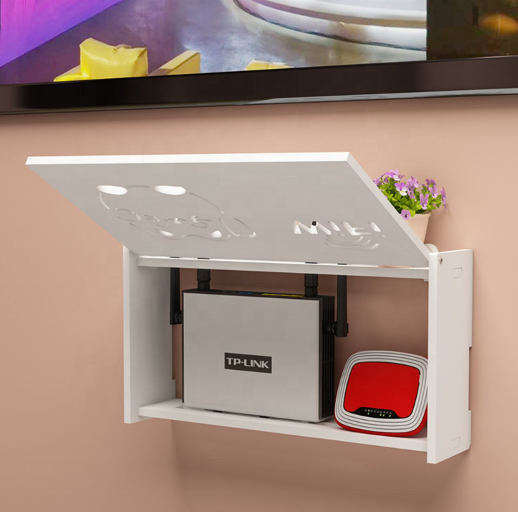 WIFI Storage Rack Router Storage Box Wall Mounted Storage Box