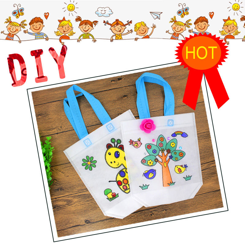 Coloring DIY Bag for Children Crafts