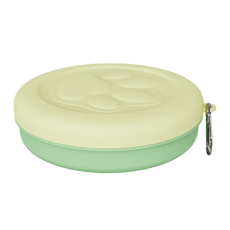 Portable Outdoor Pet Food Bowl and Snack Container Multifunctional Dog and Cat Feeder for Food and Water