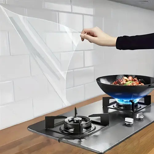 Top quality transparent fire, oil and heat resistant self adhesive roll