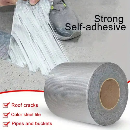 Waterproof Butyl Aluminum Rubber Foil Tape