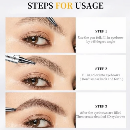 Waterproof Eyebrow Filler Magic Pen for Salon Perfect Brows at Home