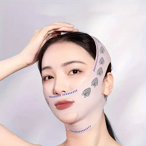 Face V Shaper Facial Slimming Bandage Relaxation Lift Up Belt Shape Lift Reduce Double Chin Face Thining Band Massage