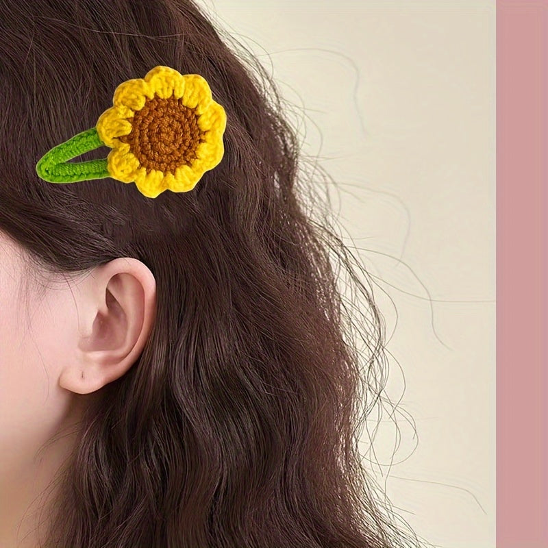 Crochet hair accessories