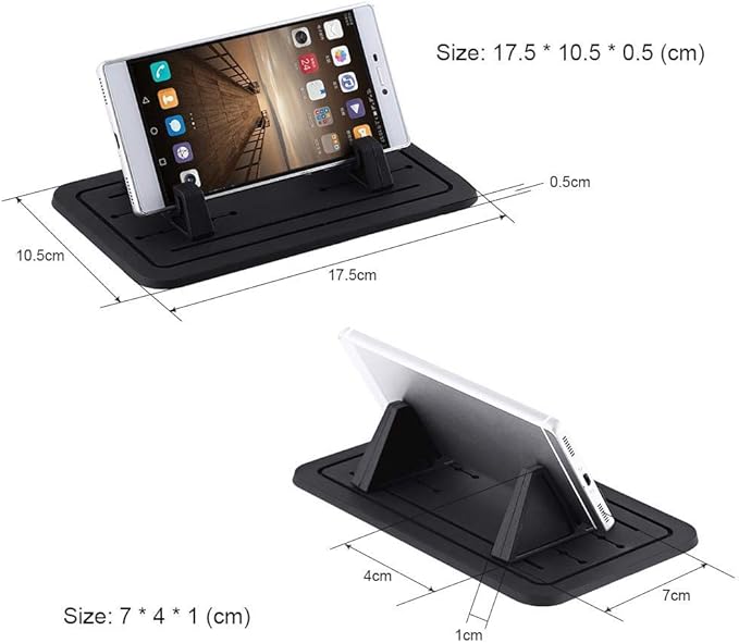 Anti-slip Car Silicone Holder Mat Pad Dashboard Stand Mount For all Mobiles