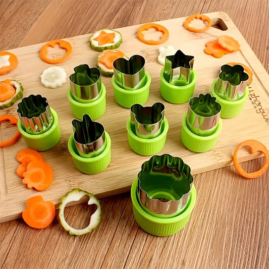 Fruit and vegetable cutter shape mini pie pastry biscuit stamp mould sandwich cutter shape cutter for food baking