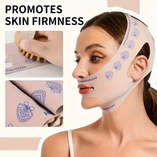Face V Shaper Facial Slimming Bandage Relaxation Lift Up Belt Shape Lift Reduce Double Chin Face Thining Band Massage