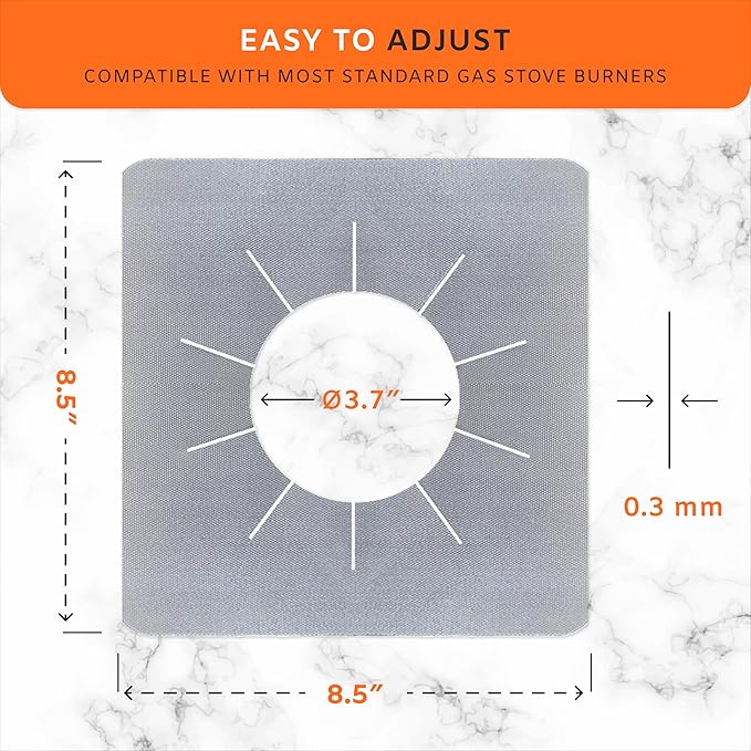 High Quality Cooking Protectors Black Gas Stove burner Covers Gas Stove Mat