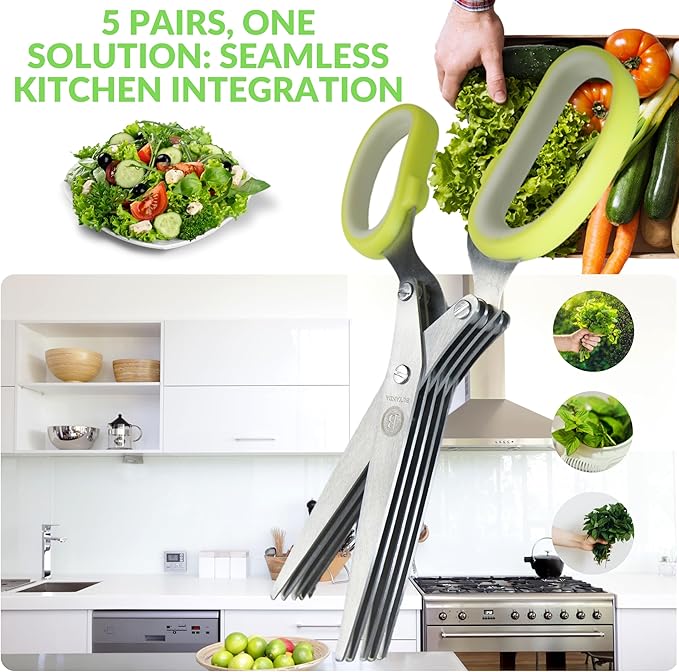 5 Blade Herb Scissors
