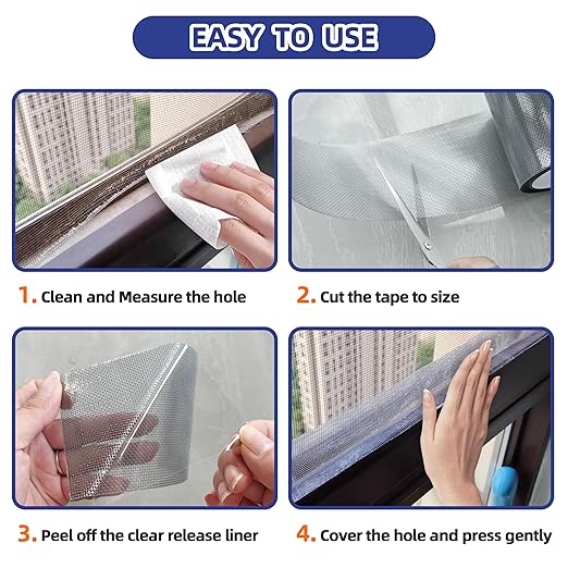 Strong Adhesive Fiberglass Mesh Patch net Tape for windows to avoid mosquitoes
