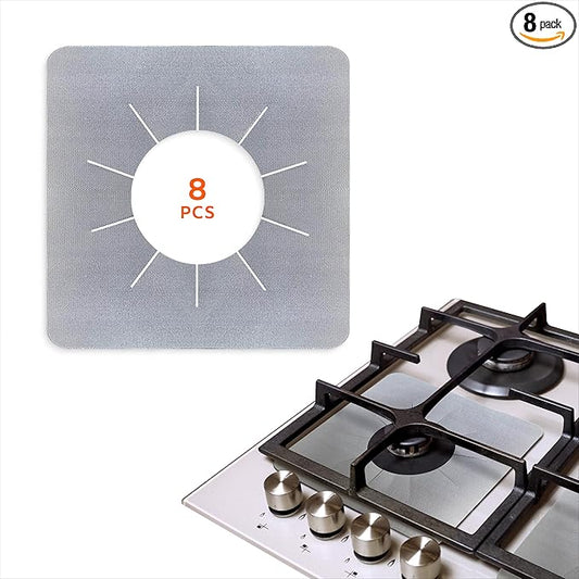 High Quality Cooking Protectors Black Gas Stove burner Covers Gas Stove Mat