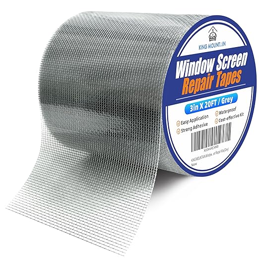 Strong Adhesive Fiberglass Mesh Patch net Tape for windows to avoid mosquitoes