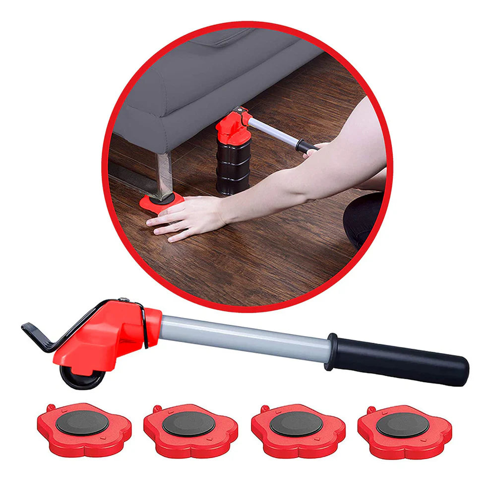 Furniture Moving Tool -Heavy Object Mover Furniture Lifter and Wheel Bar Hand Tools Set