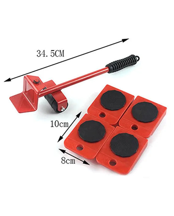 Furniture Moving Tool -Heavy Object Mover Furniture Lifter and Wheel Bar Hand Tools Set