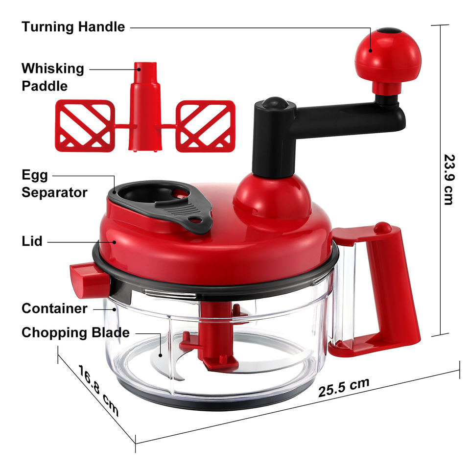 New design Kitchen Accessories All in One Manual Rotary Food Chopper