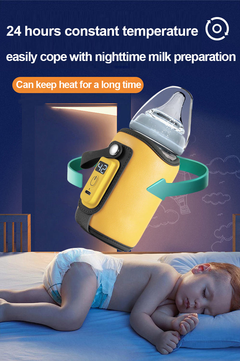 New Upgraded Portable USB Milk Water Warmer Stroller Insulated Bag Baby Nursing Bottle Heater
