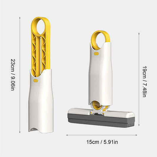 Wiper Handheld PP Material Glass Cleaner Mop , No Hand Wash Needed Mini Mop