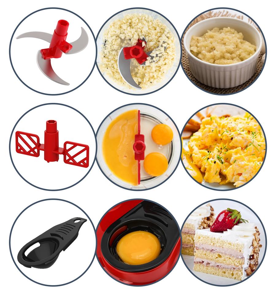 New design Kitchen Accessories All in One Manual Rotary Food Chopper