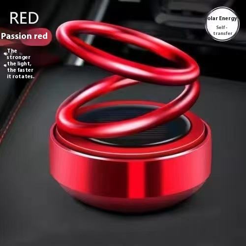Car Solar Double Ring Suspension Car Aromatherapy Solid Ointment Car Perfume and Air Freshener