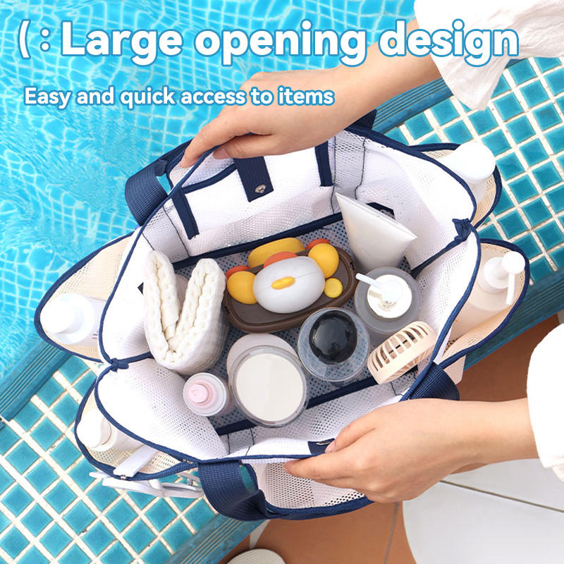 Fashion Mesh Handbag Shoulder Bags with Large Capacity