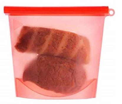 Reusable Food Grade Silicone Storage Bags Kitchen Organizer Bag for Vegetables Liquid Snacks and Foods