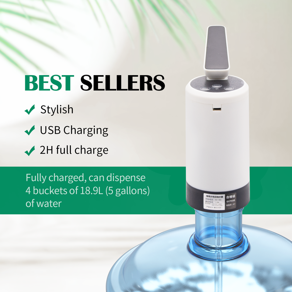Rechargeable Drinking Usb Bottle 5 Gallon Electric Mini Desktop Automatic Portable Pump Water Dispenser