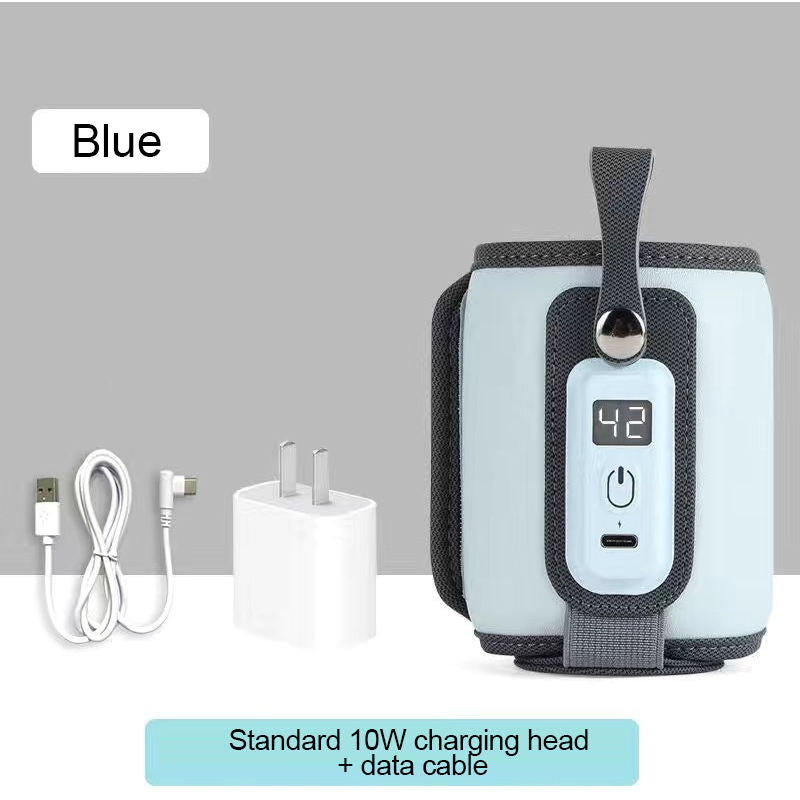 New Upgraded Portable USB Milk Water Warmer Stroller Insulated Bag Baby Nursing Bottle Heater