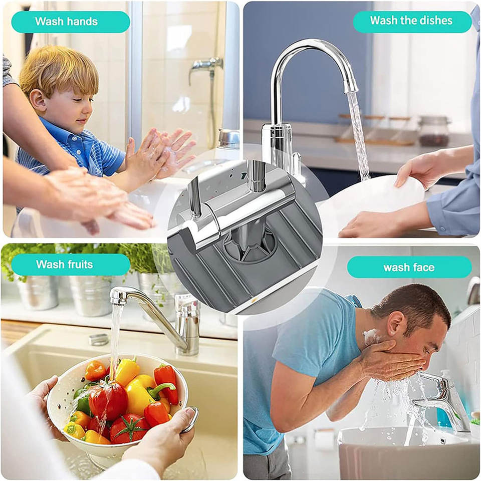 Silicone Faucet Deflector & Sink Splash Guard Water Catcher & Mat