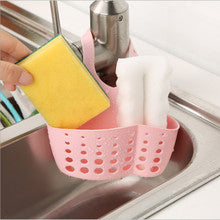 Kitchen Sink Sponge Holder Draining Rack Silicone Rack Anti Slip Soap Dish Storage Organizer