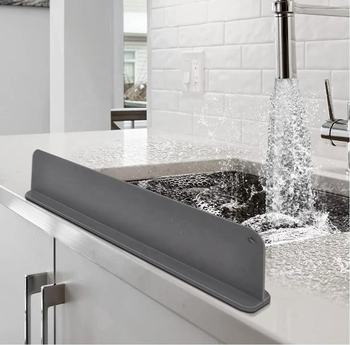Household Kitchen High Silicone Water Baffle Silicone Sink Splash Guard