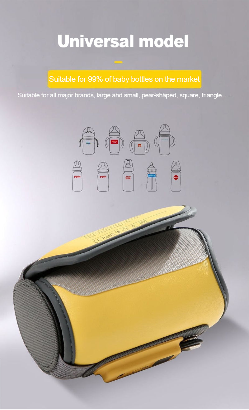 New Upgraded Portable USB Milk Water Warmer Stroller Insulated Bag Baby Nursing Bottle Heater