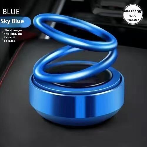 Car Solar Double Ring Suspension Car Aromatherapy Solid Ointment Car Perfume and Air Freshener