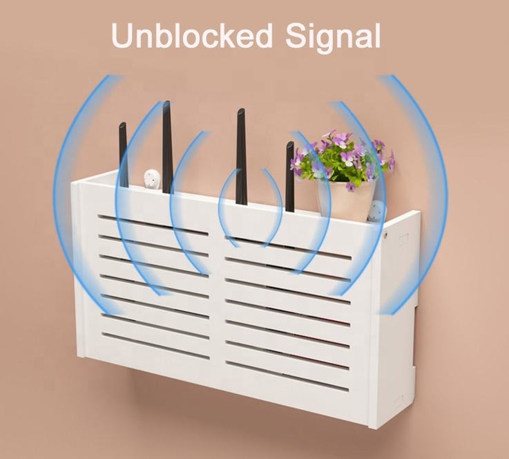 WIFI Storage Rack Router Storage Box Wall Mounted Storage Box