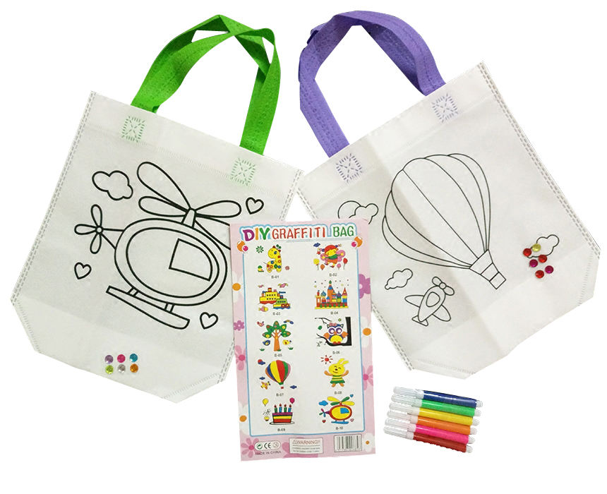 Coloring DIY Bag for Children Crafts