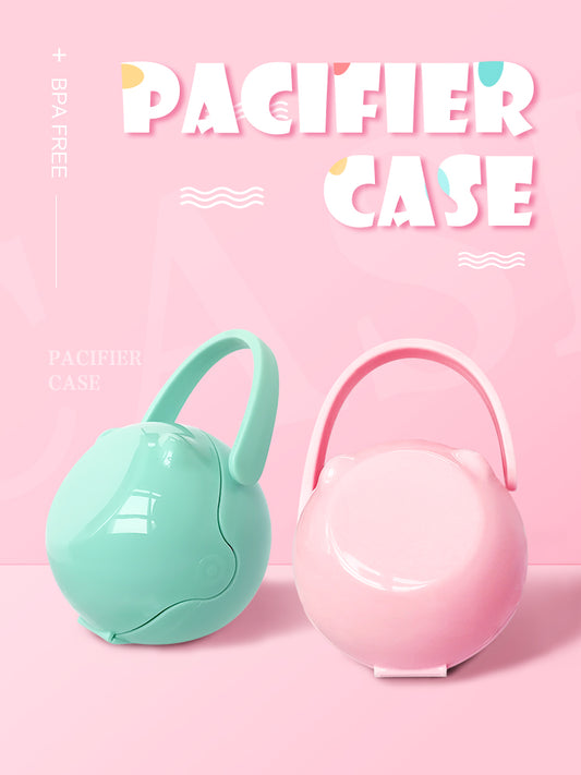 Baby Dummy Case Soother Sterile Carrying case Silicone Pacifier Holder Clip Plastic Pacifier Case Nipple Box