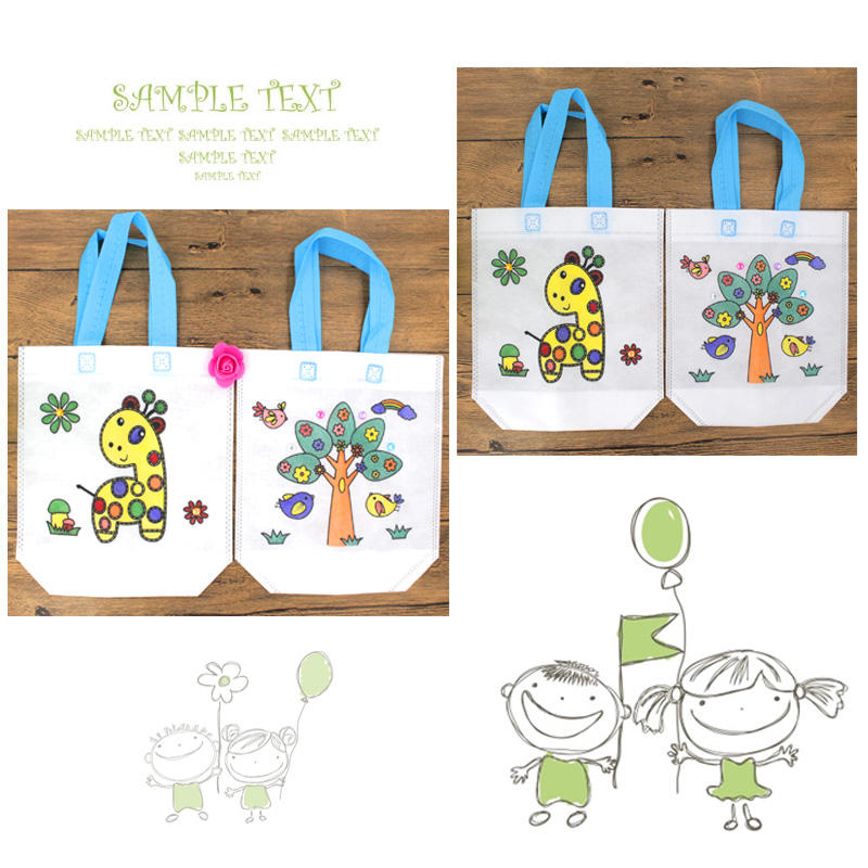 Coloring DIY Bag for Children Crafts