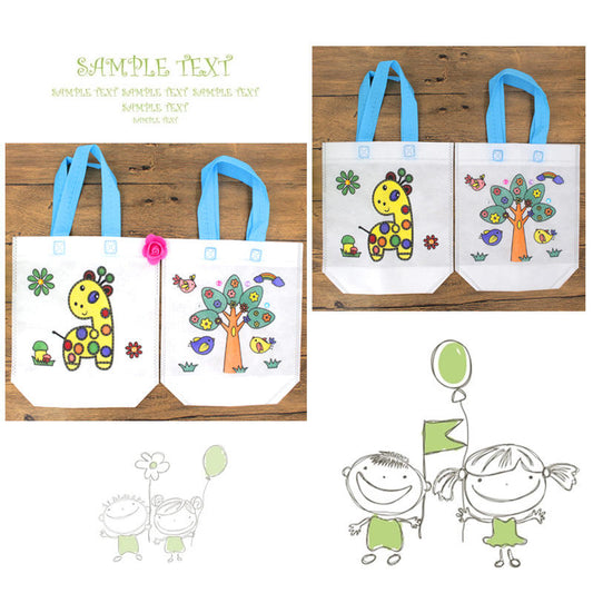 Coloring DIY Bag for Children Crafts
