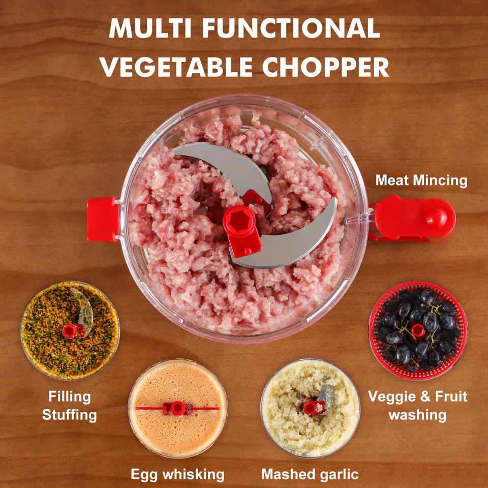 New design Kitchen Accessories All in One Manual Rotary Food Chopper