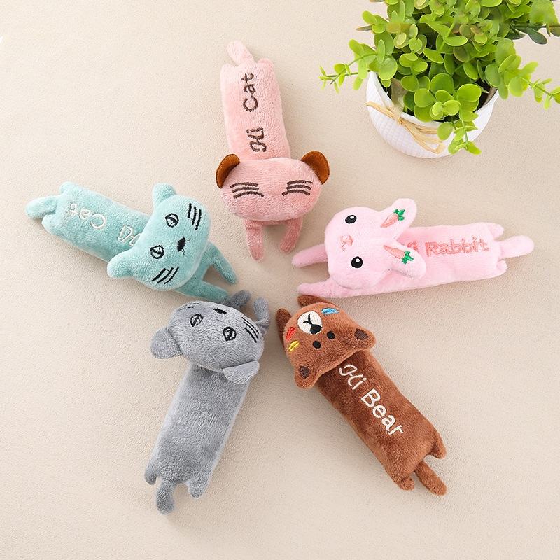 Durable Plush Pet Chew Toy for Cats and Dogs - Soft and Interactive Playtime