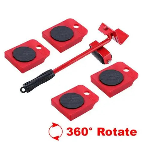 Furniture Moving Tool -Heavy Object Mover Furniture Lifter and Wheel Bar Hand Tools Set