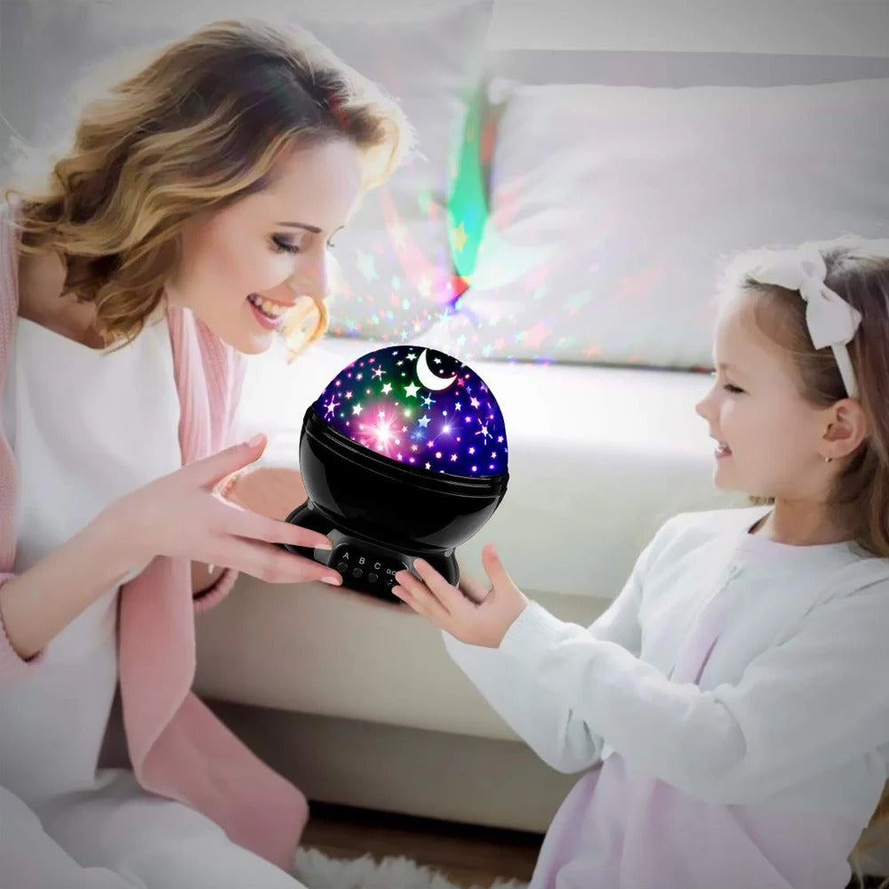Top Quality Rotating Star Sky Moon and Stars LED Lights Projector for Kids for  Bedroom and Party Decor
