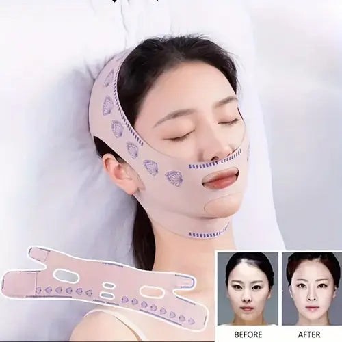 Face V Shaper Facial Slimming Bandage Relaxation Lift Up Belt Shape Lift Reduce Double Chin Face Thining Band Massage