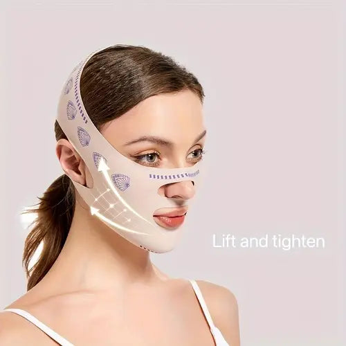 Face V Shaper Facial Slimming Bandage Relaxation Lift Up Belt Shape Lift Reduce Double Chin Face Thining Band Massage