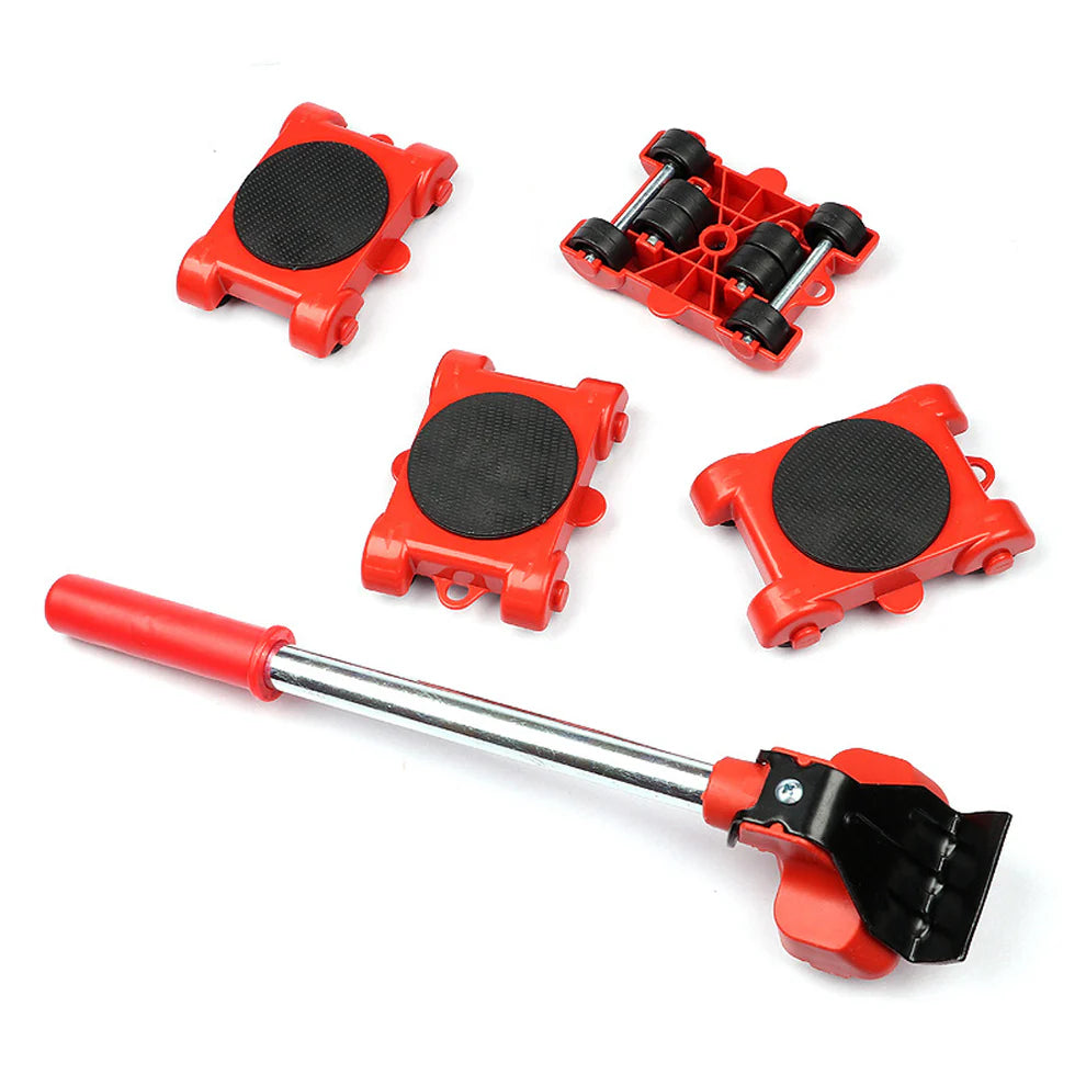 Furniture Moving Tool -Heavy Object Mover Furniture Lifter and Wheel Bar Hand Tools Set