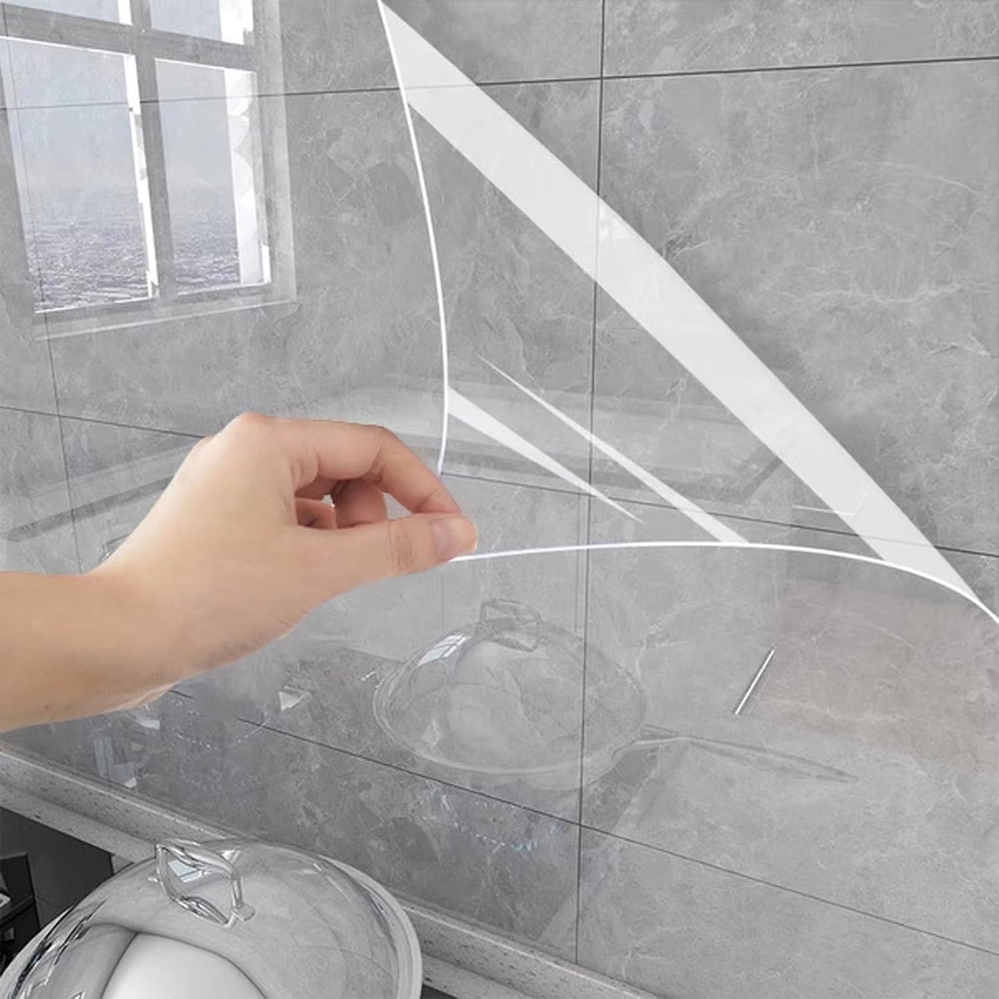 Self-adhesive wallpaper waterproof wall protection stickers