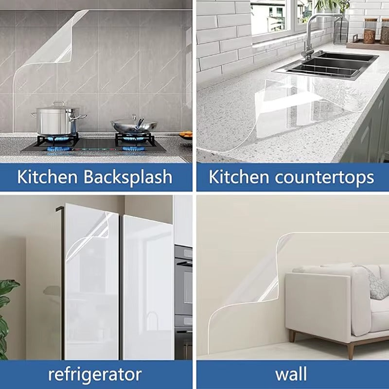 Self-adhesive wallpaper waterproof wall protection stickers